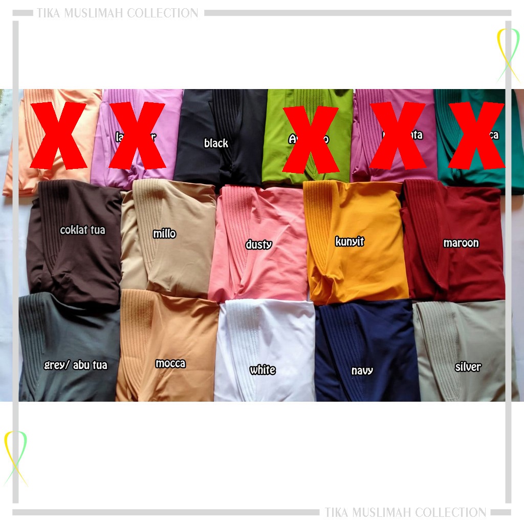 Hijab Instan Rabiah Bahan Jersey Motif Polos - Jilbab Polos Simpel Daily Use - Khimar Pinguin Syari-1