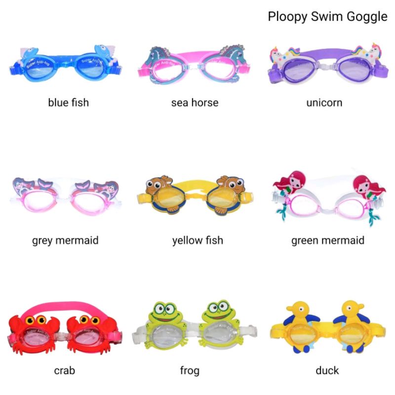 Ploopy Swim Goggle untuk Anak Kids Kacamata Renang