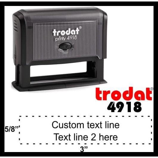 

STEMPEL TRODAT PRINTY 4918 UKURAN 75X15 MM KOSONGAN