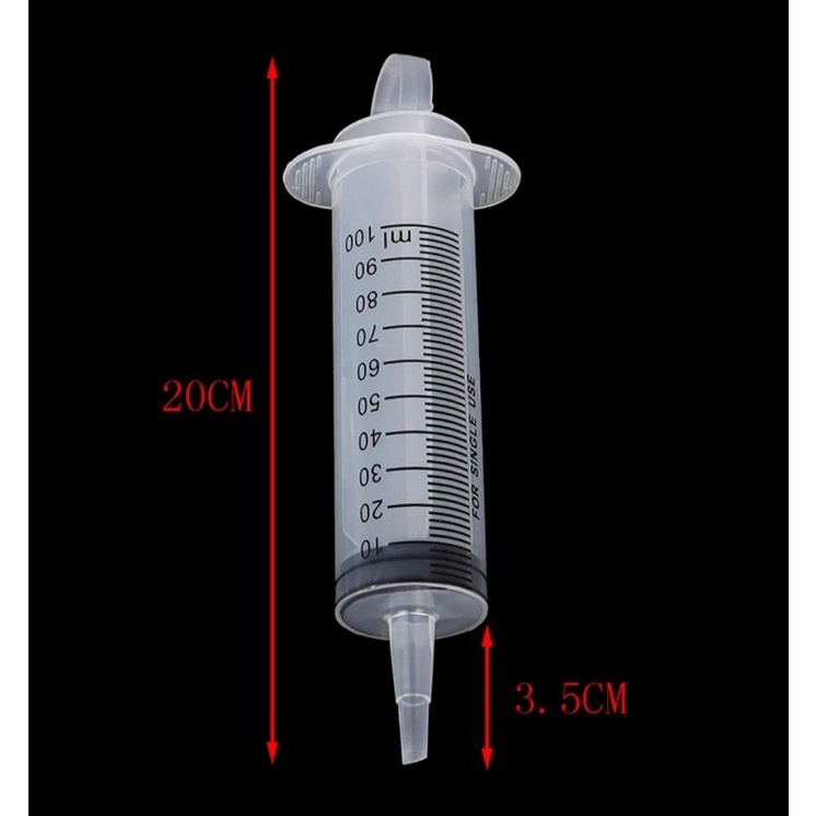 suntikan besar large syringe 100cc ml suntikan madu suntikan tanpa jarum spuit kue selang suntikan syringe jumbo