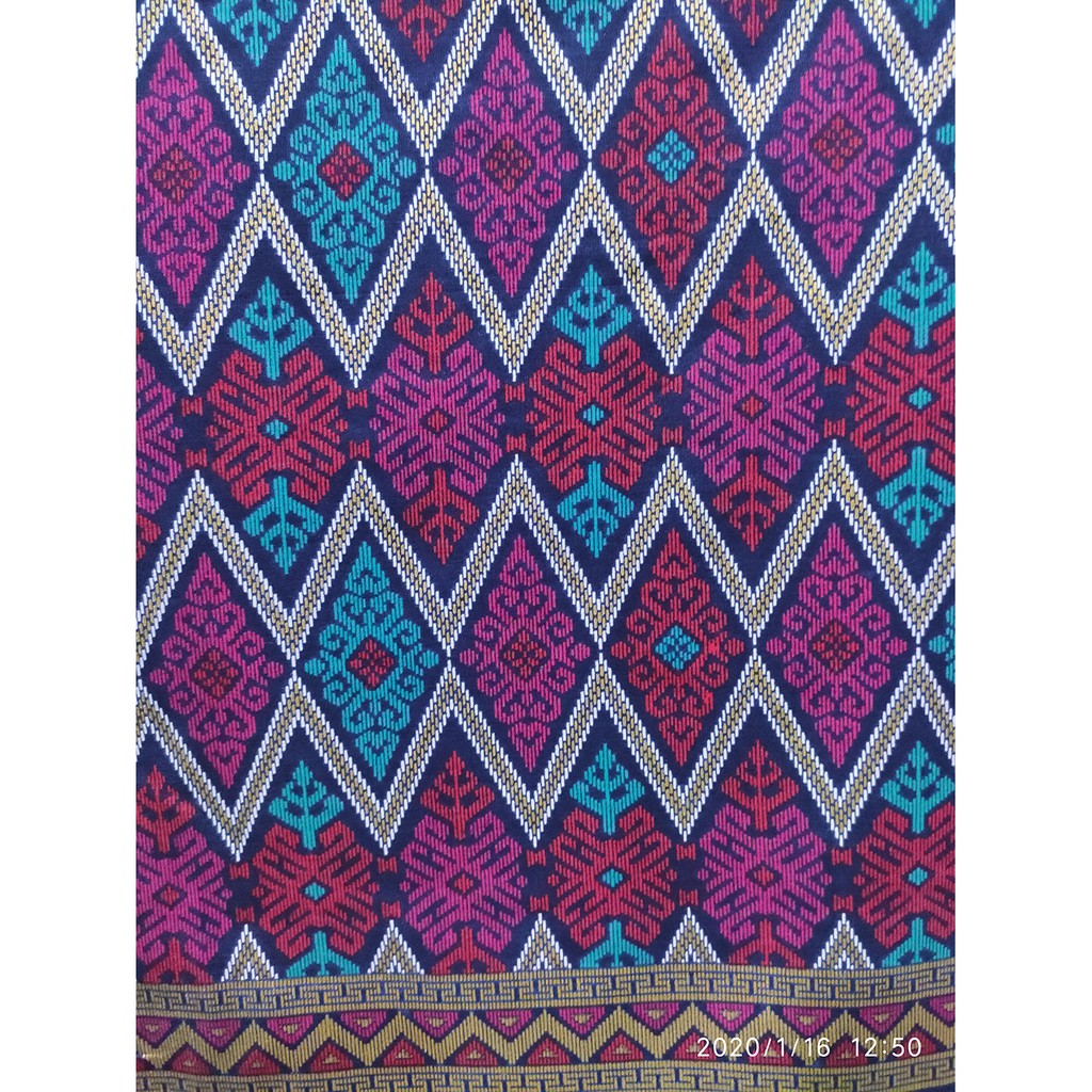 Kain Batik Katun Sarini 5101 Songket Navy