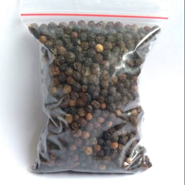 

Lada Hitam Utuh / Black Pepper Whole / 100 gram