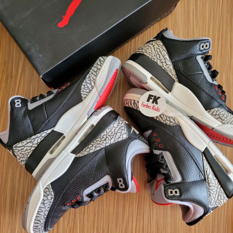 Air Jordan 3 Retro Black Cement 2018 || unc royal