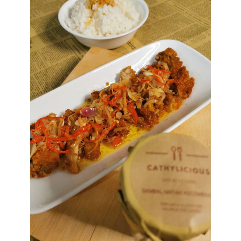 

Cathylicious Gourmet Sambal Matah Kecombrang Vegan Gluten Free Non GMO Balinese Sauce shirataki