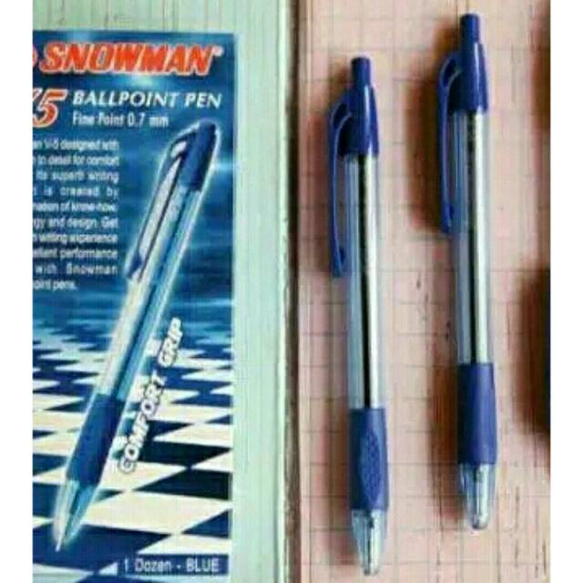

Ballpoint cetekan semi gel 0.7mm V5 blue black