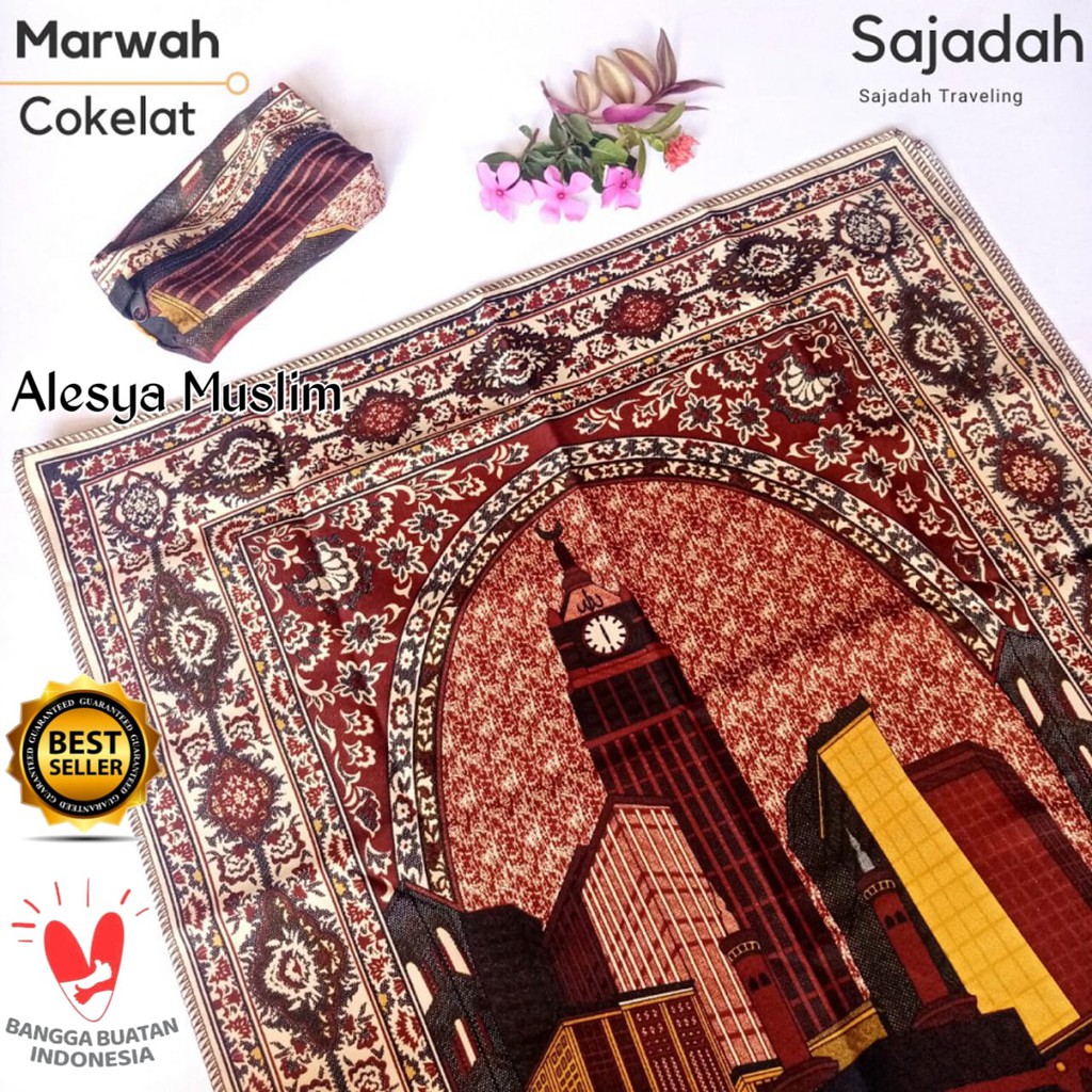 Sajadah saten alesya j03