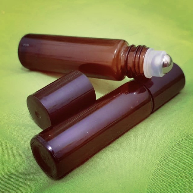 Botol roll on amber 10 ML | botol kaca roller | botol kaca roll on | botol kaca essential oil