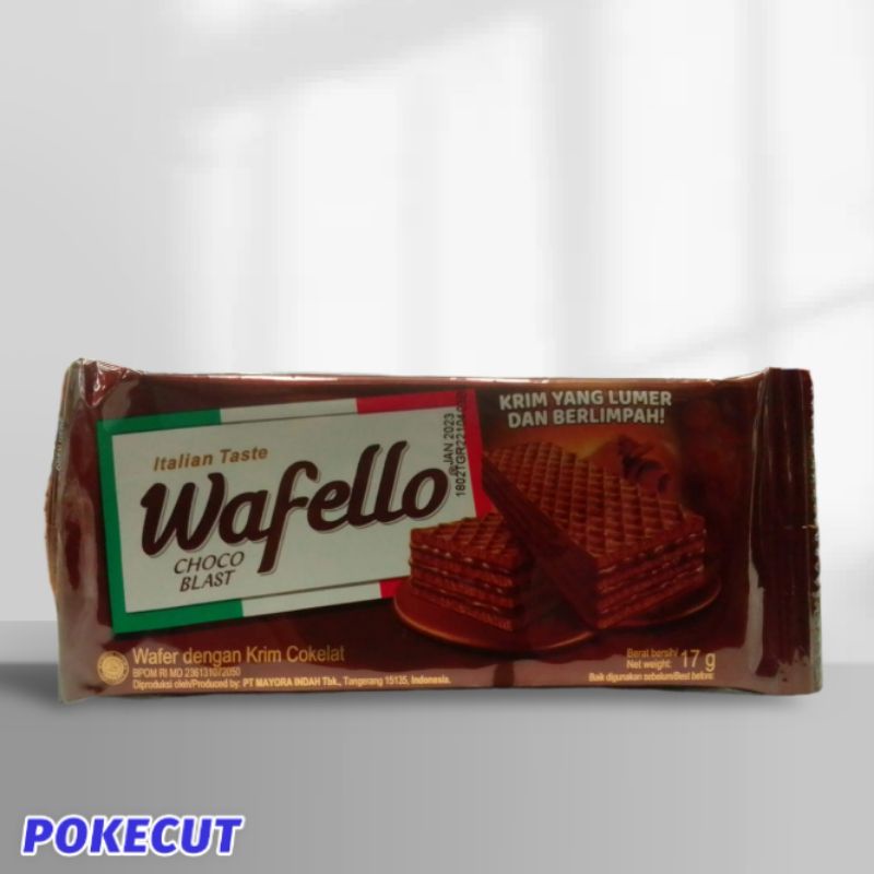 

wafello coklat 1 renceng isi 10 pcs 17 g