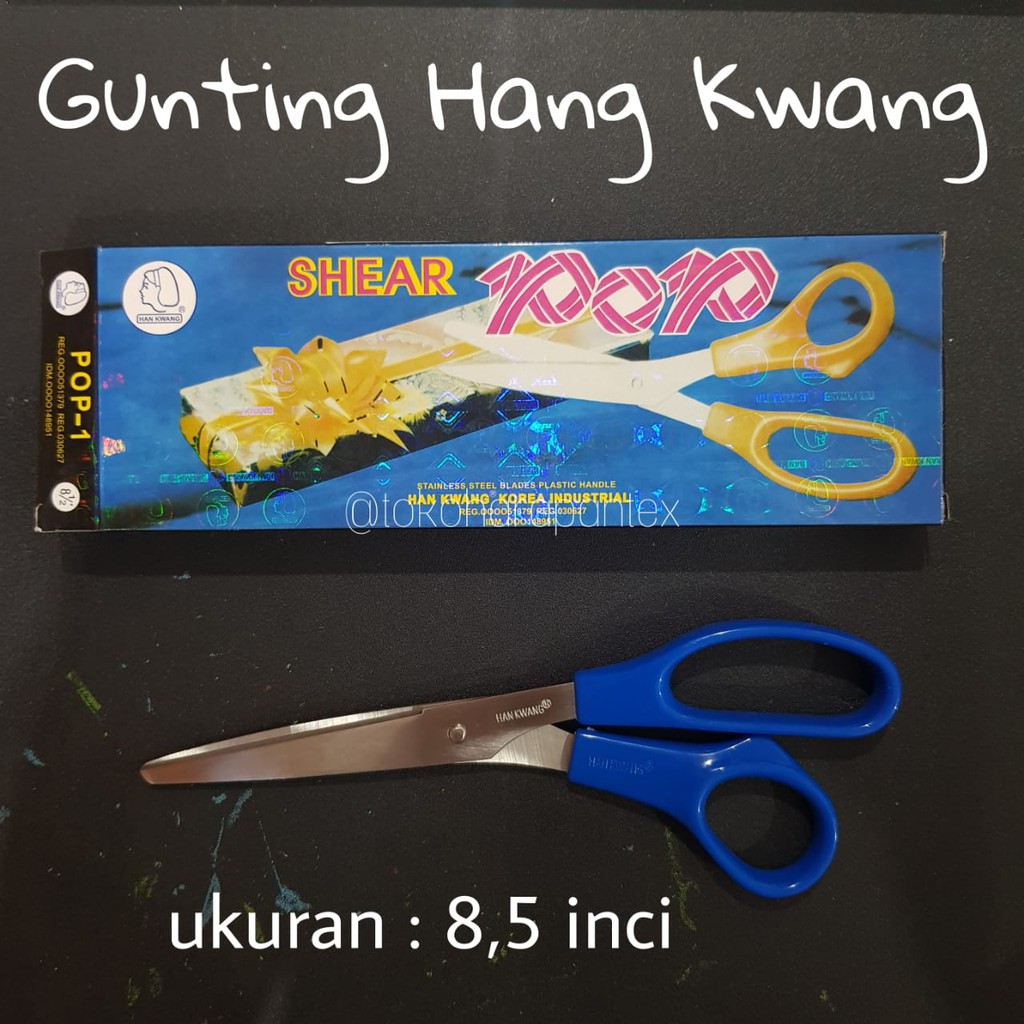 

Gunting Besar / Gunting Stainless / Gunting Kertas merek Hang Kwang
