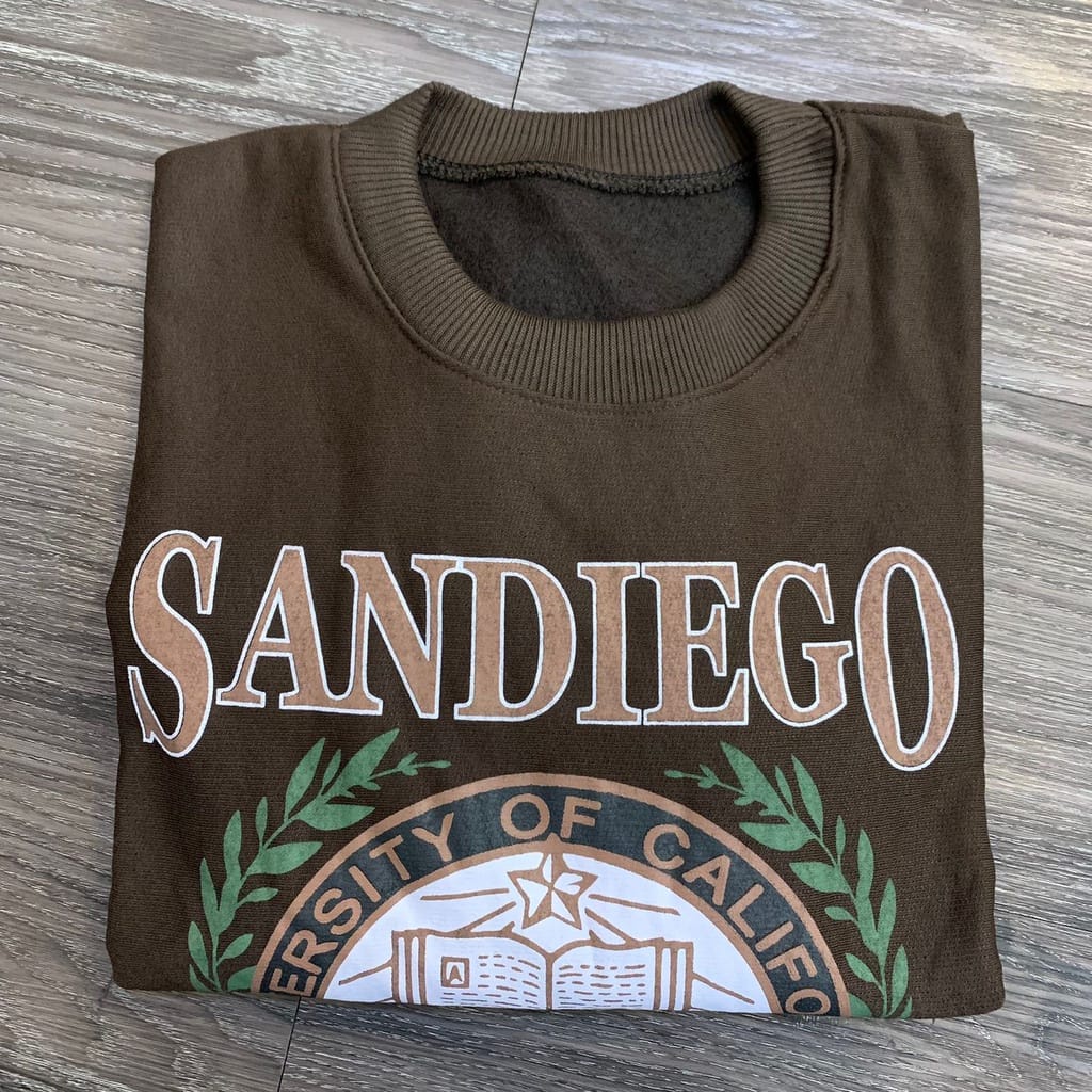 (IC) COFFEE SANDIEGO SWEATER CROPE FLEECE