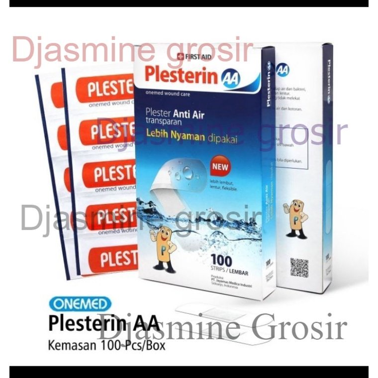Plaster Luka Bening Plasterin AA isi 100 Onemed