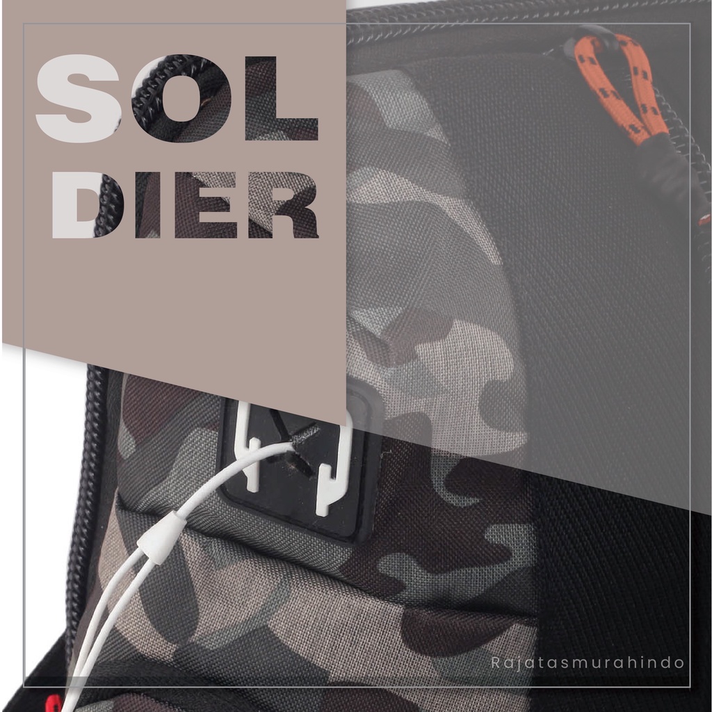 PTS - GEAR BAG SOLDIER 13126 - Travel Bag Waistbag Camouflage Tas Selempang Pria Slingbag Best Quality