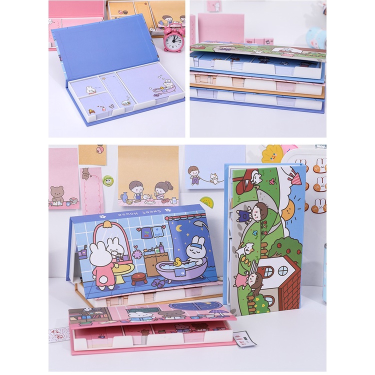 

Ay00! Sticky Notes / Kertas Memo Set 4 in 1 Lucu AT0067