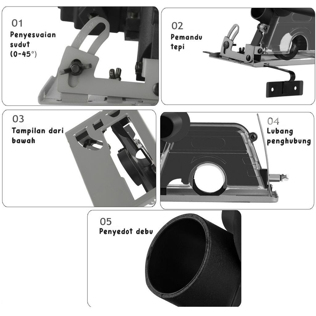 Adaptor Stand Holder Grinder/Dudukan Gerinda Tangan Cover Circular Saw Bracket