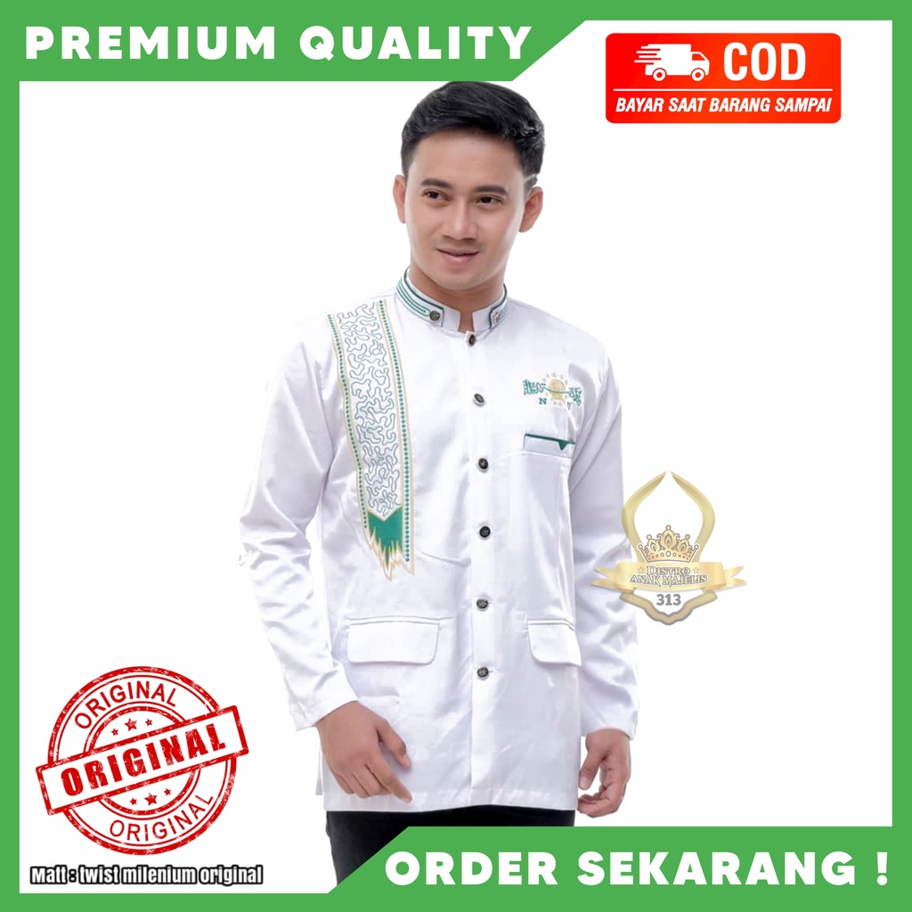Baju NU Dewasa / Baju Koko NU Lengan Panjang/ Jas Koko Pria / Jasko / Jas Koko Pria Dewasa / Koko NU
