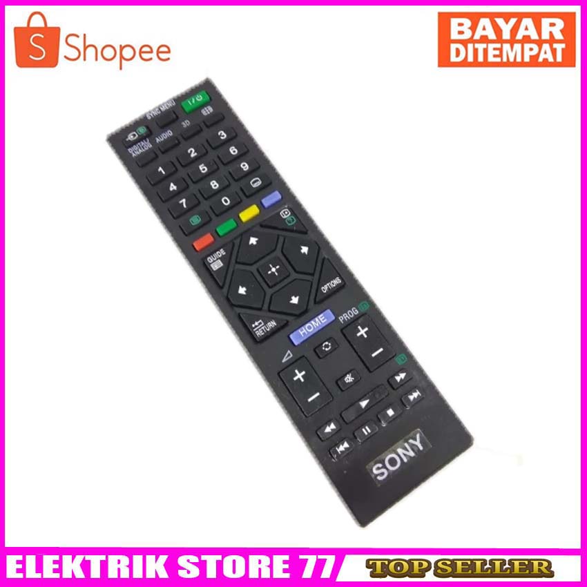 Remot Remote TV Sony Bravia LCD LED Smart TV 3D Original Pabrik / KW