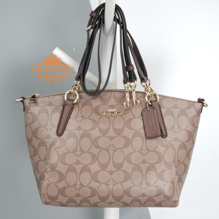 Tas Coach 28989 Signature Small Kelsey Khaki
