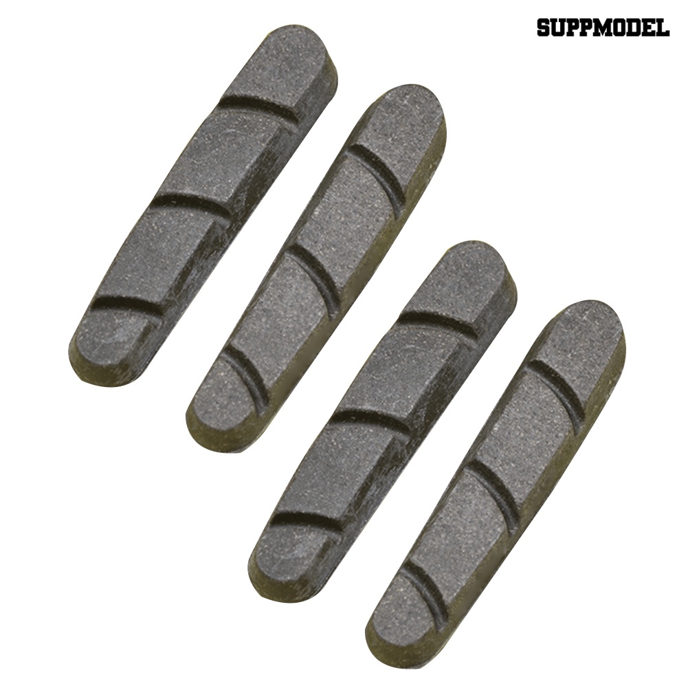 4pcs Kampas Rem Sepeda Kiri Kanan Bahan Carbon Fiber Untuk Shimano