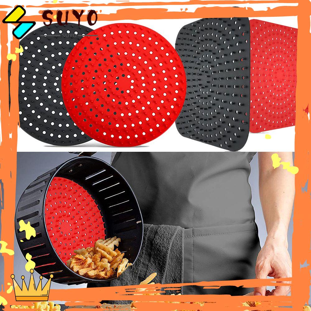 Suyo Keranjang Air Fryer / Pizza Anti Lengket Reusable Untuk Oven