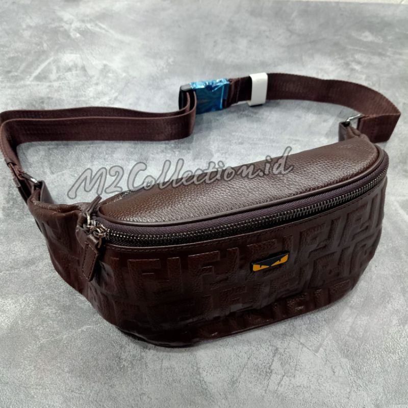 Waistbag Fendi Belt bag Black Embos Premium Bag Leather