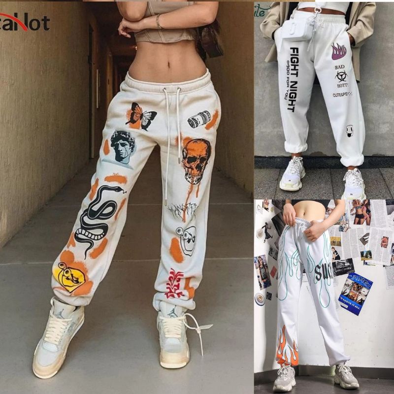 Jual Cod Celana Panjang Wanita Joger Training Olahraga Korean Style Model Korea Sweatpant