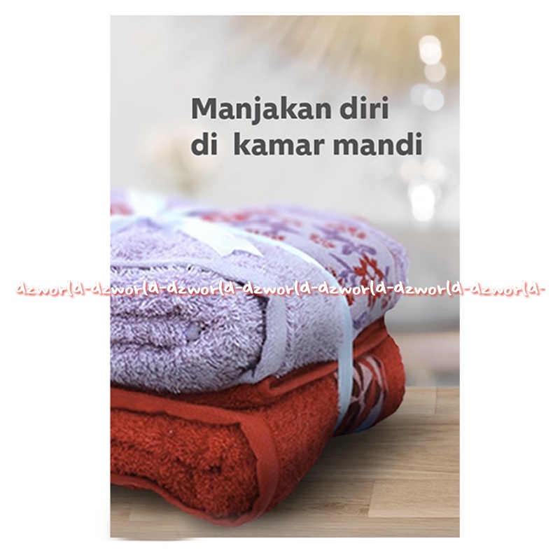 Arthome Handuk Promo Buy 1 Get 1 Towel Set of 2pcs Towell Serap Air Bahan Katun