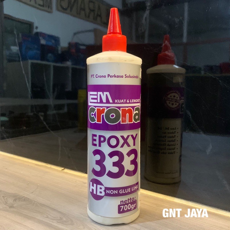 up LEM CRONA EPOXY 333 RESIN hardener 700gr hb non glue eksterior furniture bkan 313 B4 D4 outdoor