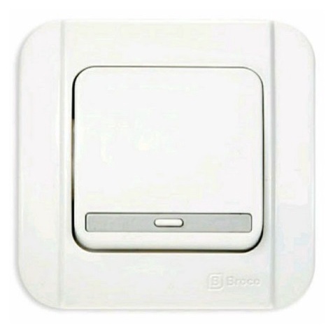 Saklar Switch Pencetan Listrik Lampu Tungal Singgel Galleo Broco