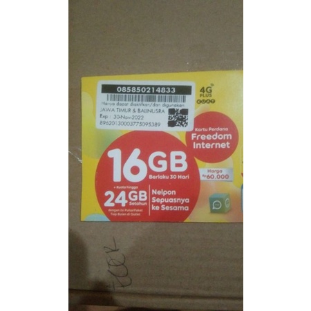 PERDANA IM3 20GB UNLIMITED