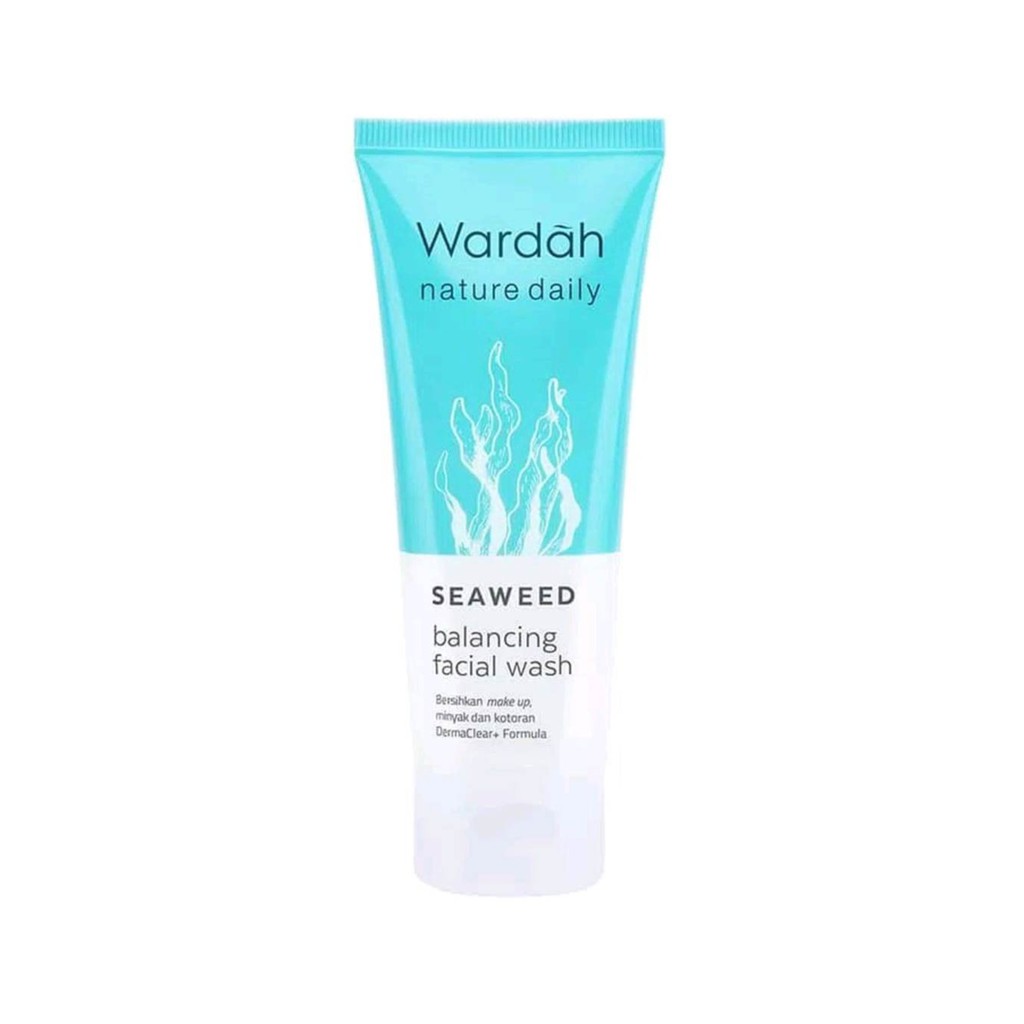 Jual Wardah Nature Daily Seaweed Balancing Facial Wash 60ml | Shopee