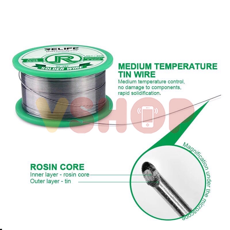 TIMAH SOLDER - SOLDERING WIRE RELIFE RL-441 35G