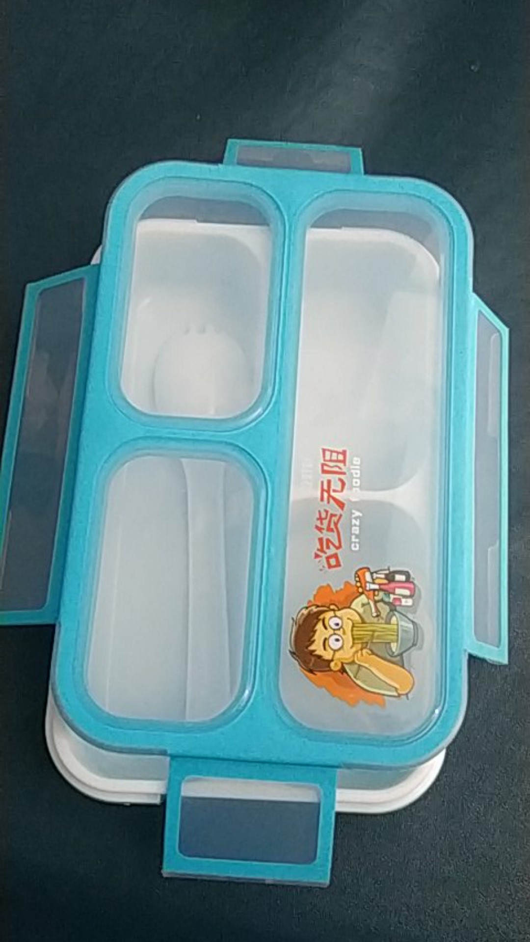 Kotak Bekal Makanan Lunch Box Yooyee Mini 3 Sekat Tempat Penyimpan Makanan Anti Tumpah