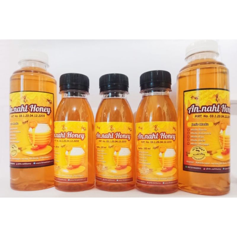 

Madu MURNI, 100 ml, 100 % MURNI JAMINAN UANG KEMBALI Bila palsu