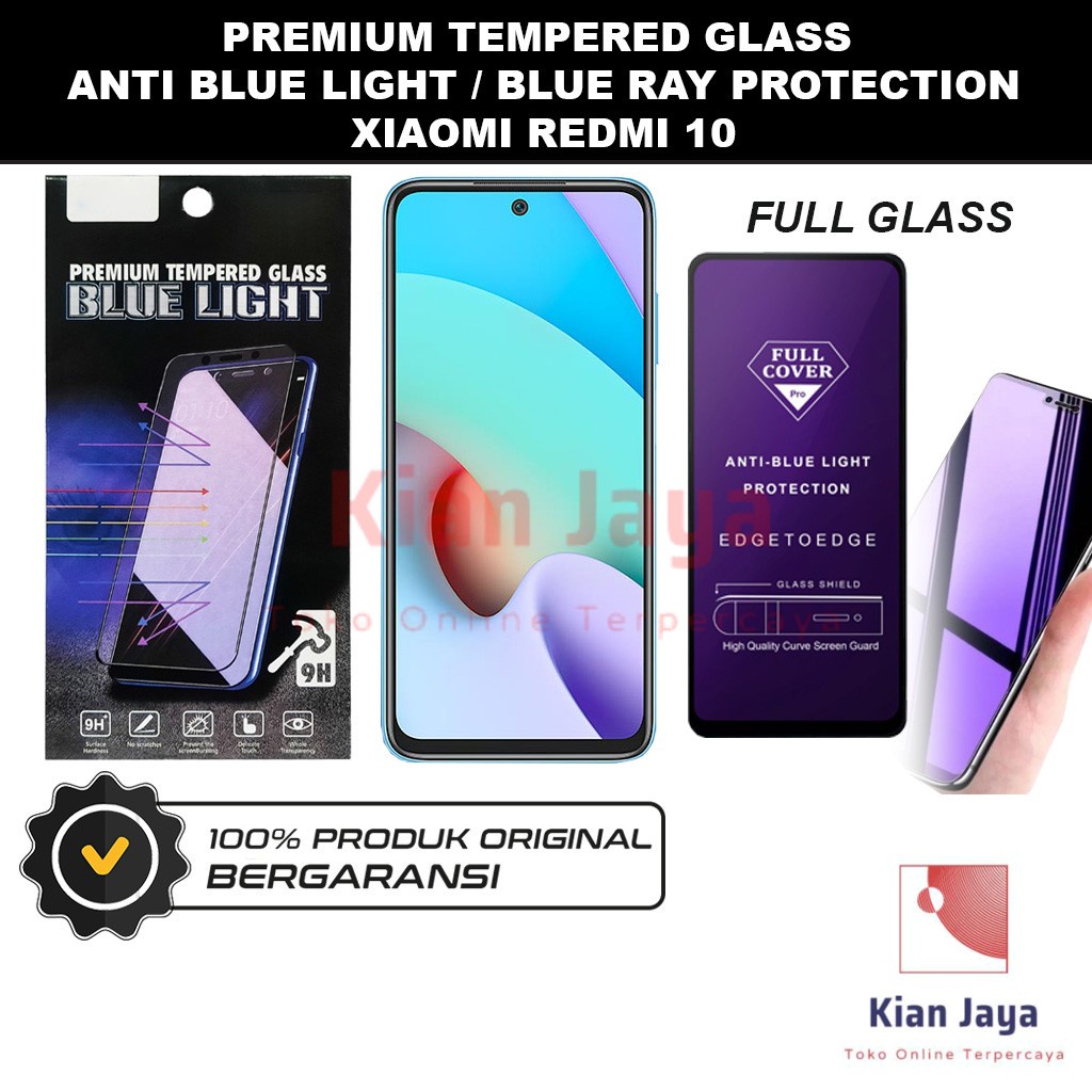 Tempered Glass Xiaomi Redmi 10 Anti Blue Light Hp Temper Anti Gores