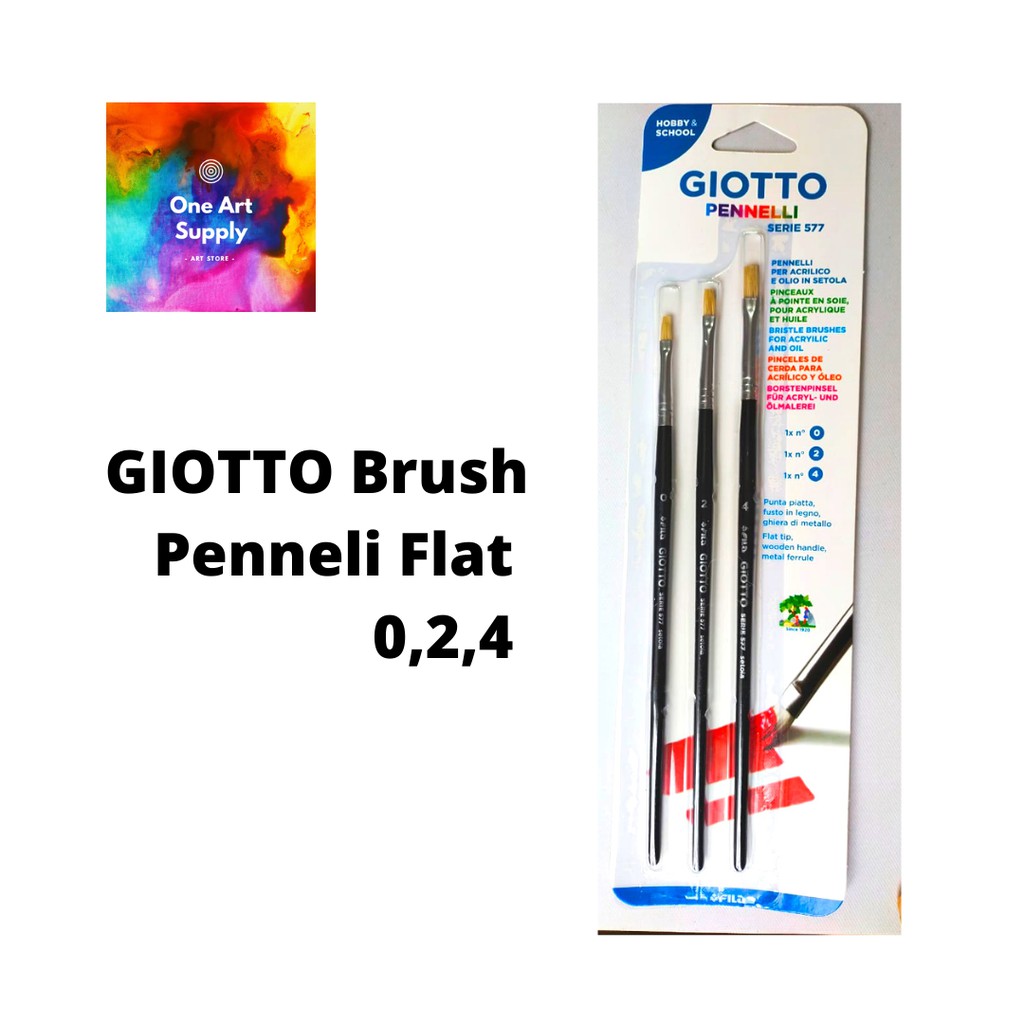 

Giotto set 3 painting brushes murah
