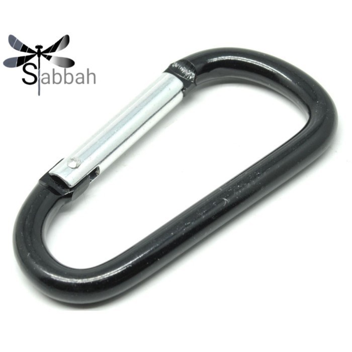 Carabiner Aluminium D-Type Hanging Buckle Karabiner Survival Gantungan