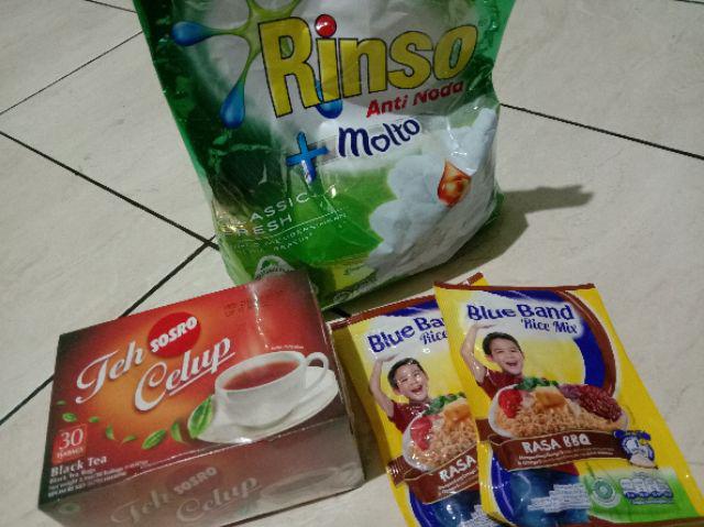 Rinso Anti Noda + Molto Per Pcs 770 Gram