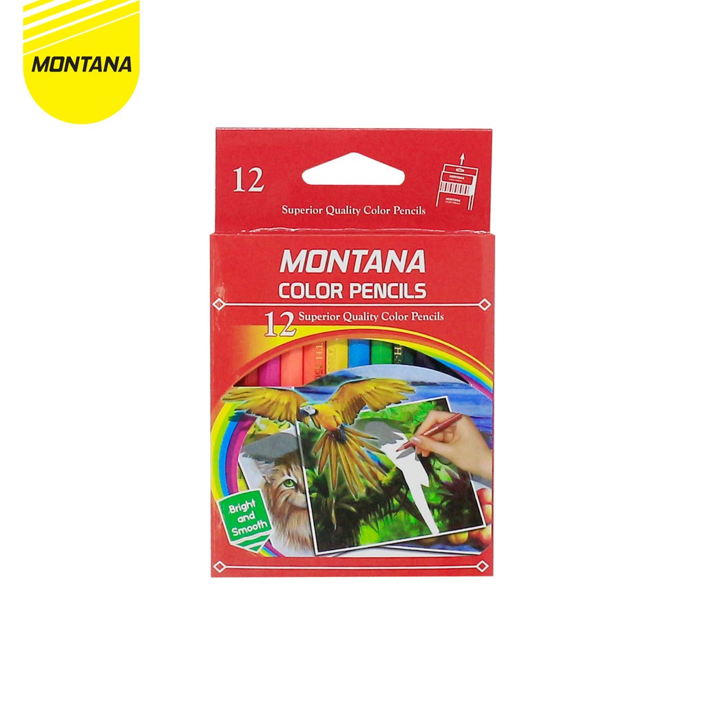 

Pensil Warna MONTANA -12 warna - Pendek