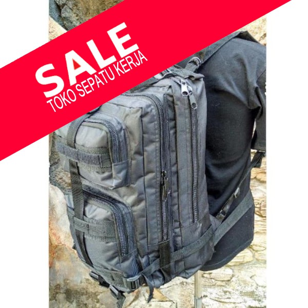 Tas Ransel Punggung Army Ransel 3P HITAM Kuat dan Awet