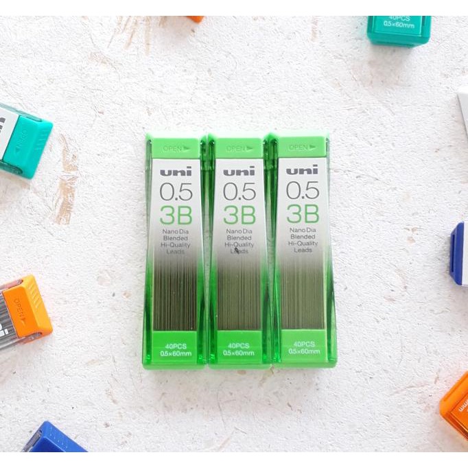 

Ready Oke] Uni Nano Dia Pencil Lead 0.5 Mm 3B