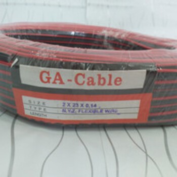 Kabel Audio Serabut 50y/Kabel Listrik NYZ hitam merah GENERAL 2x23 OKE*