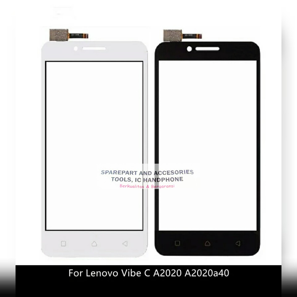 Touchscreen Tc Ts Lenovo Vibe C A2020 A2020a40 Kualitas Original Shopee Indonesia