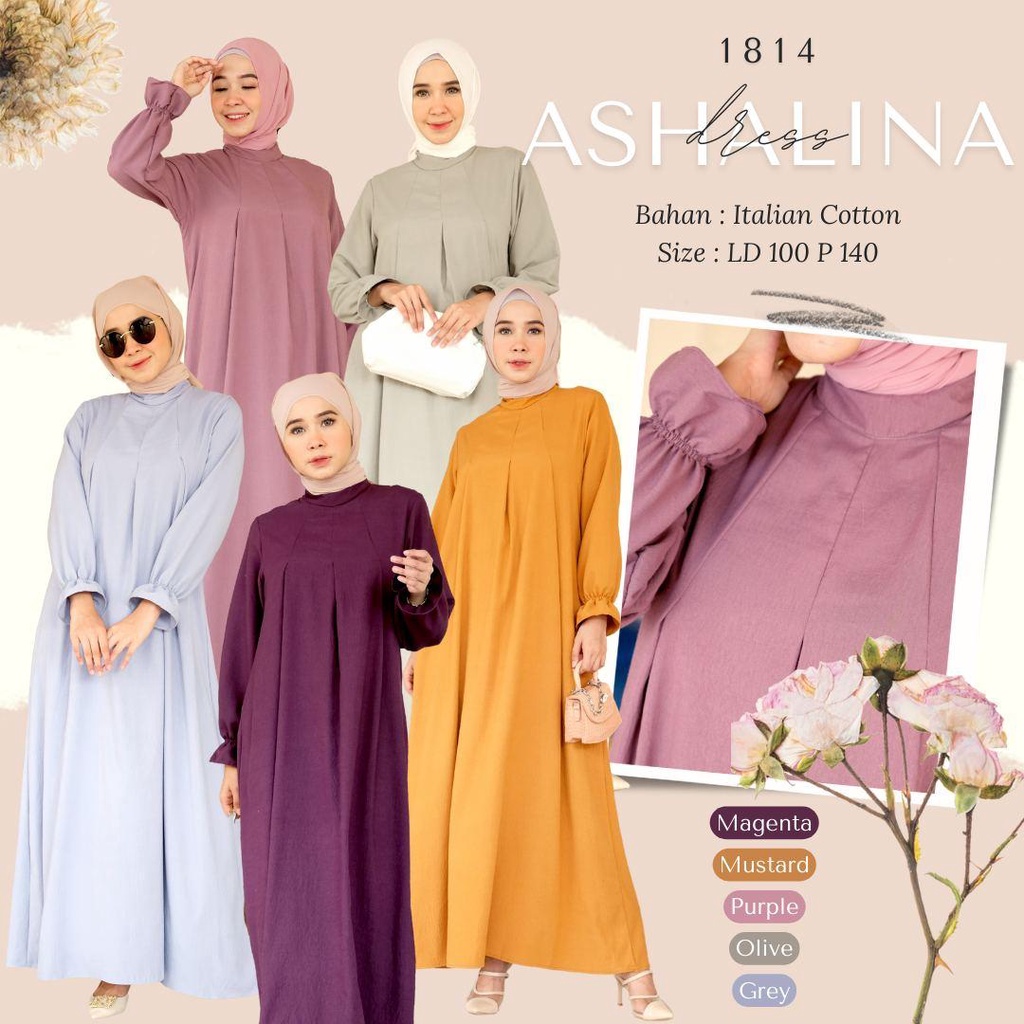 ASHALINA DRESS / DRESS PESTA / DRESS KONDANGAN