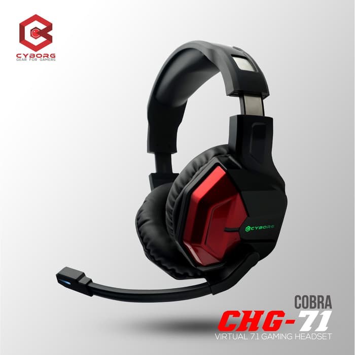 HEADSET GAMING CYBORG CHG-71 COBRA