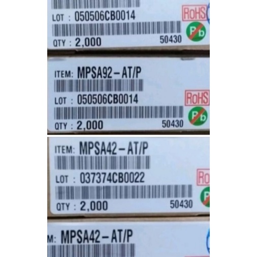 1 set TR, MPSA 92 &amp; 42- AT,  atau bijian ORIGINAL KEC