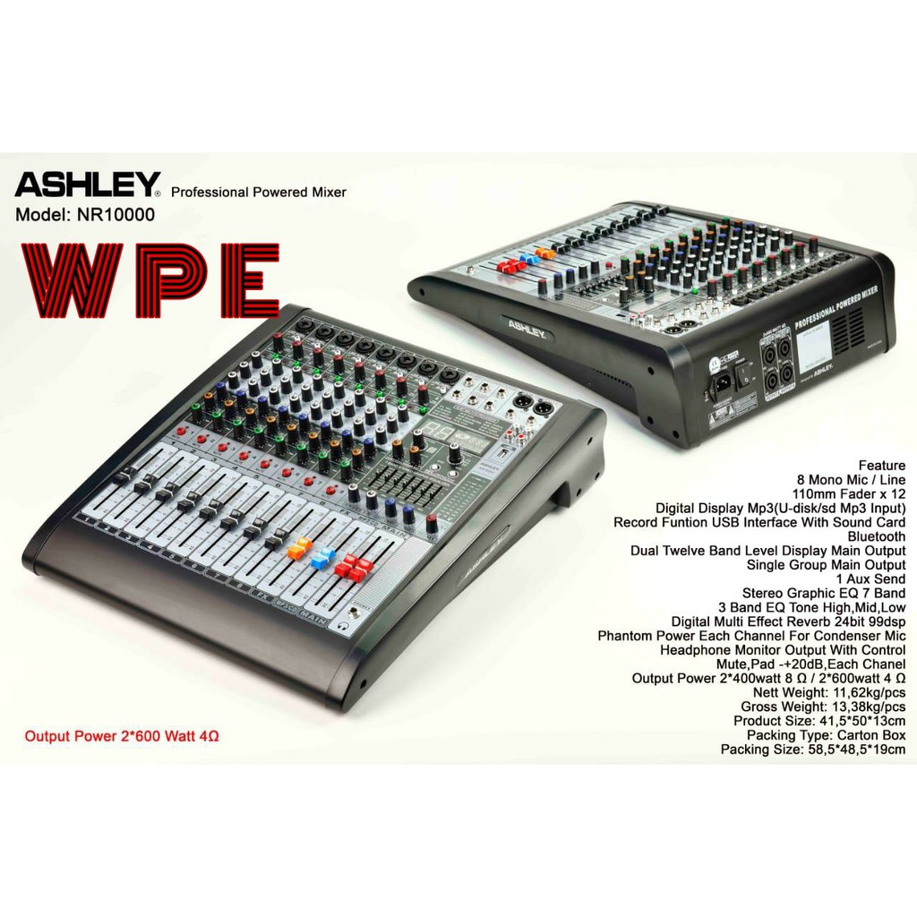 power mixer ashley nr10000 original nr 10000
