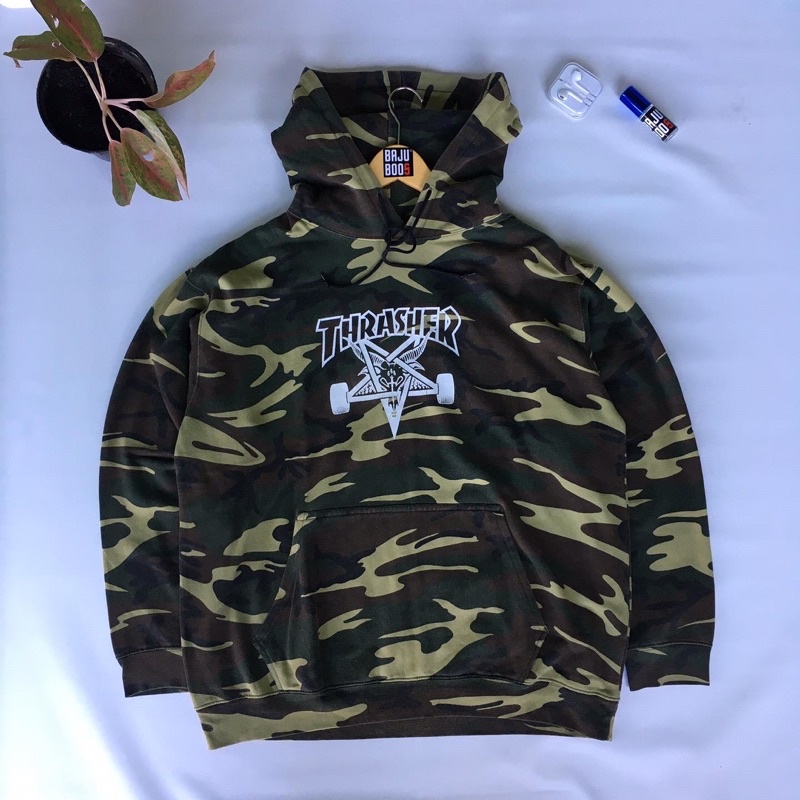 Hoodie thrasher skategoat camo second