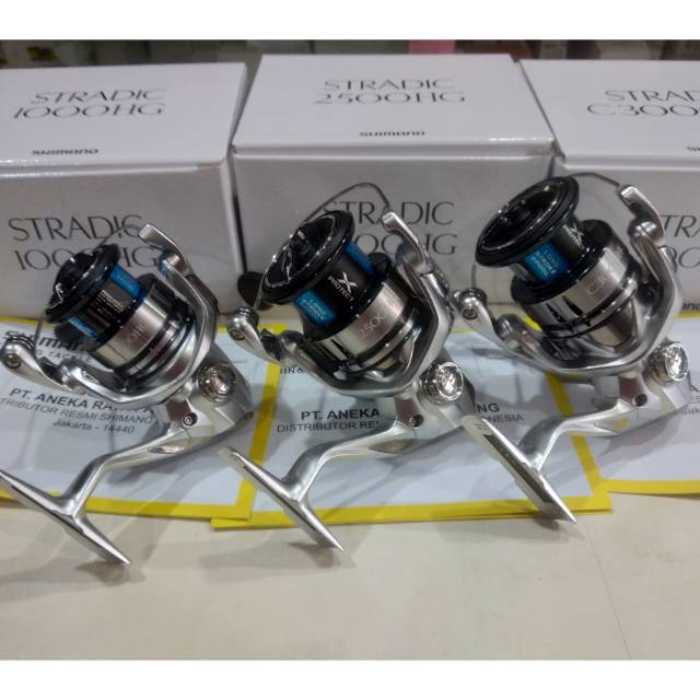 Spinning rel Shimano Stradic 1000HG; 2500HG; 3000HG garansi resmi