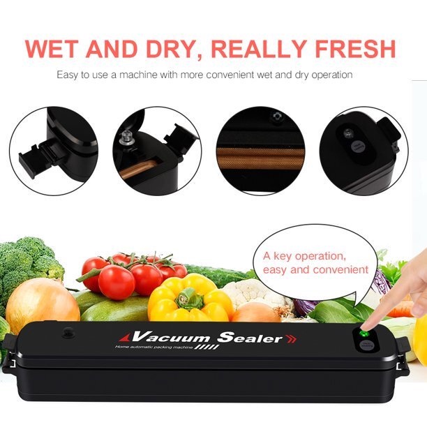 Vacuum Sealer Fresh Makanan Food Packing Machine Mesin Vacuum Sealer Makanan Fk01 divastore