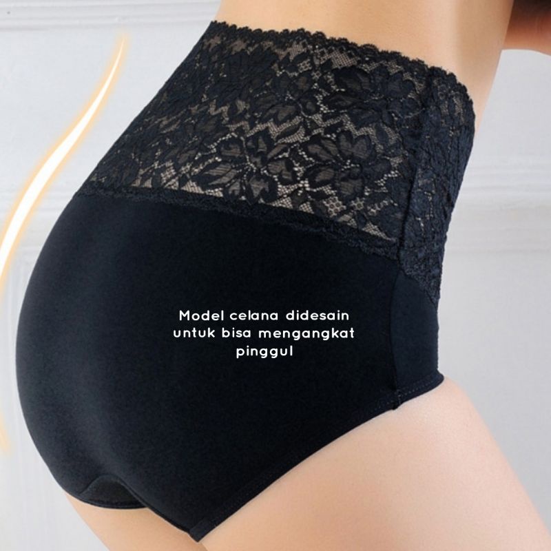 celana dalam cd wanita renda katun LMC 86041